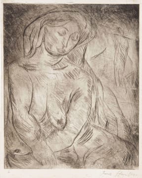 Irma Stern; Seated Nude