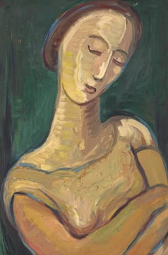Irma Stern; Portrait of a Girl