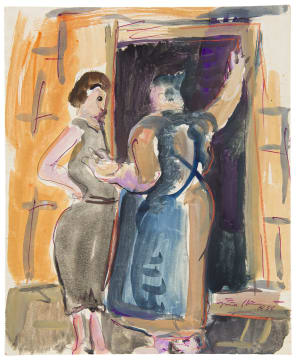 Irma Stern; Street Scene