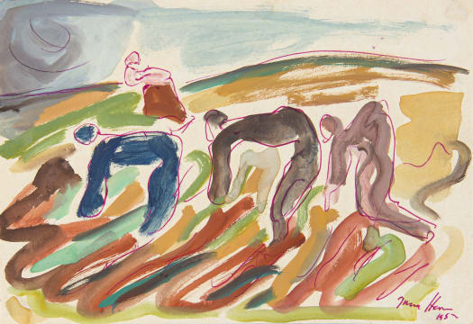 Irma Stern; Figures in Field