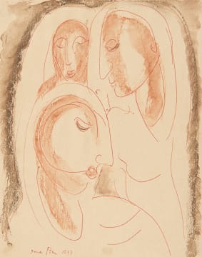 Irma Stern; Three Figures