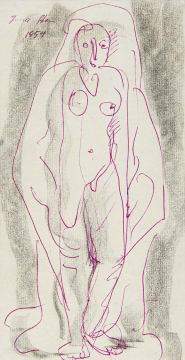 Irma Stern; Draped Figure