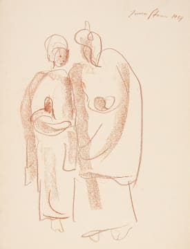 Irma Stern; Two Women