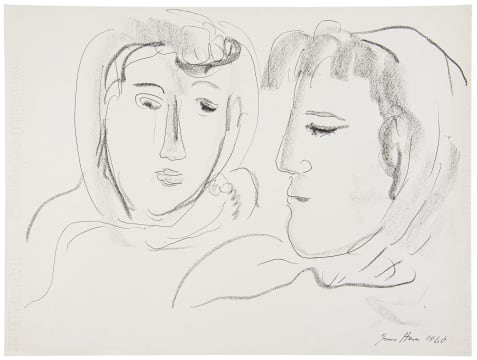 Irma Stern; Two Heads