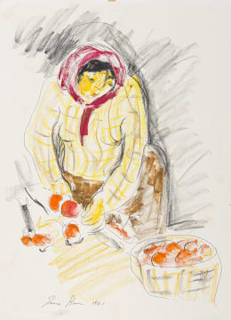 Irma Stern; Woman and Fruit
