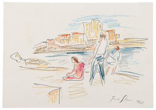 Irma Stern; Figures, Water, Buildings
