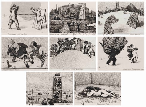William Kentridge; Little Morals, eight