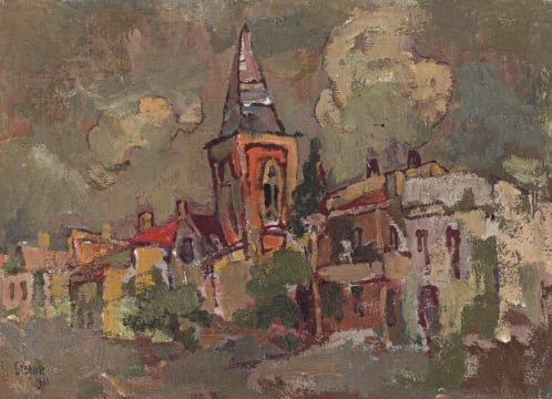 Gregoire Boonzaier; English Church, Bree Street, Cape Town