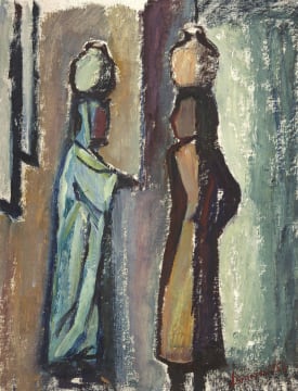Pranas Domsaitis; Two Figures