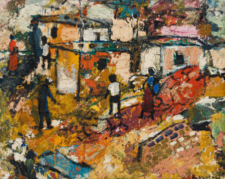 Ephraim Ngatane; Township Scene