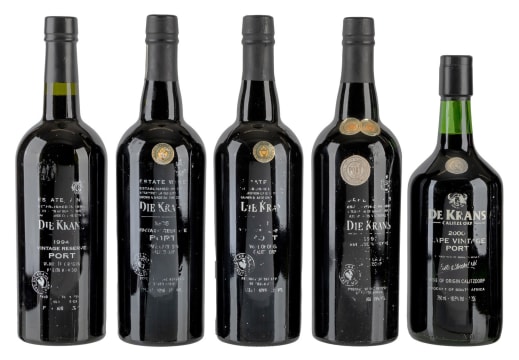 De Krans; Vintage Reserve Port Collection; 1994, 1995, 1997, 2000; 5 (5 x 1); 750ml