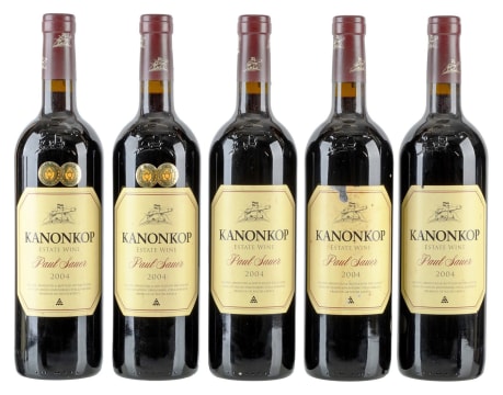 Kanonkop; Paul Sauer; 2004; 5 (1 x 5); 750ml