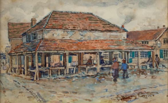Sydney Carter; Old Market Place, Waltham Abbey, North London