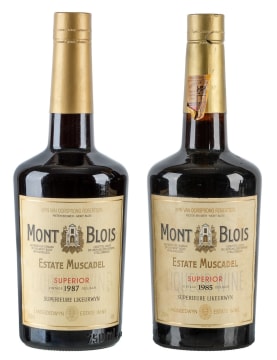 Mont Blois; Estate Muscadel Superior; 1985 & 1987; 2 (1 x 2); 750ml