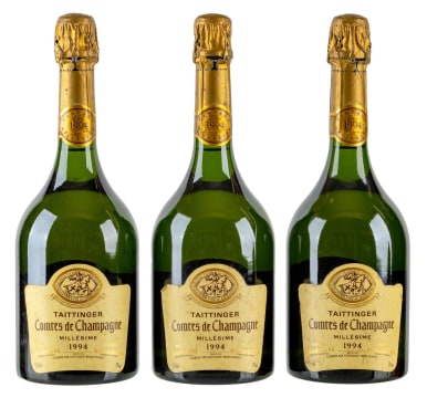 Taittinger; Comtes de Champagne; 1994; 3 (1 x 3); 750ml
