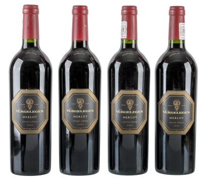 Vergelegen; Merlot; 2001; 4 (1 x 4); 750ml
