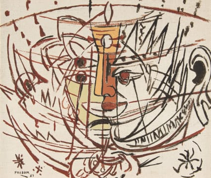 Alexis Preller; Abstract Face
