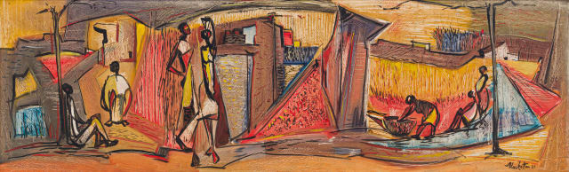 Dirk Meerkotter; Village Scene