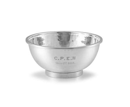 A George V silver bowl, Asprey & Co Ltd, Sheffield, 1913