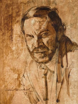 Irmin Henkel; Portrait of Sculptor Danie de Jager