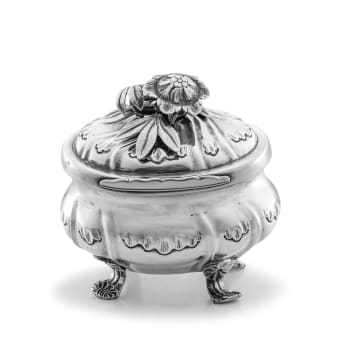 A Cape silver covered sugar box, Daniel Heinrich Schmidt, late 18th century