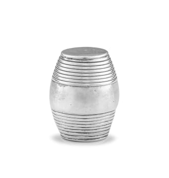 A silver nutmeg holder, maker's mark indistinct, late 18th century