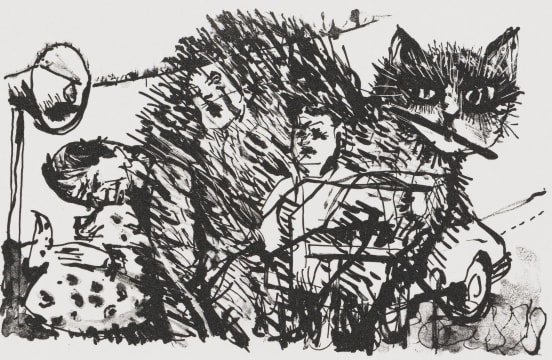 William Kentridge; Alley Cat