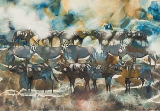Gordon Vorster; Herd of Buffalo