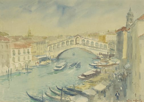 Terence McCaw; The Rialto Bridge, Venice