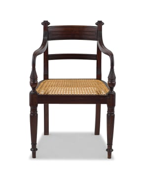 A Cape stinkwood armchair, 19th century