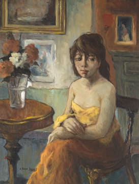 Alexander Rose-Innes; The Mistress - Lady Seated at Table