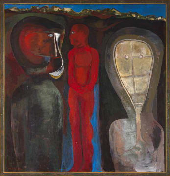 Cecil Skotnes; Figures at the Shore