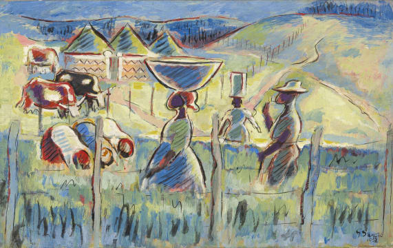 Gerard Sekoto; In the Fields