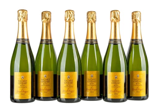 Vazart-Coquart & Fils; Cuvée Grand Bouquet Blanc de Blancs Grand Cru Brut; 2012; 6 (1 x 6); 750ml