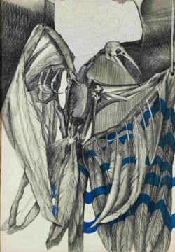 Cecily Sash; Bird Form