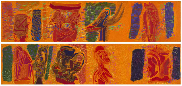 Andrew Verster; African Cliché I and III, two