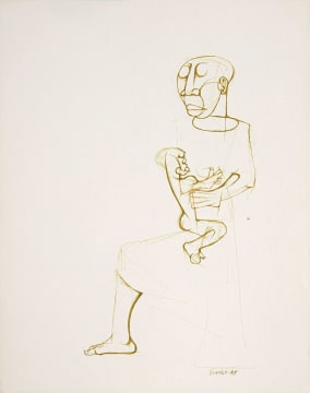 Zwelidumile Geelboi Mgxaji Mslaba 'Dumile' Feni; Mother and Child