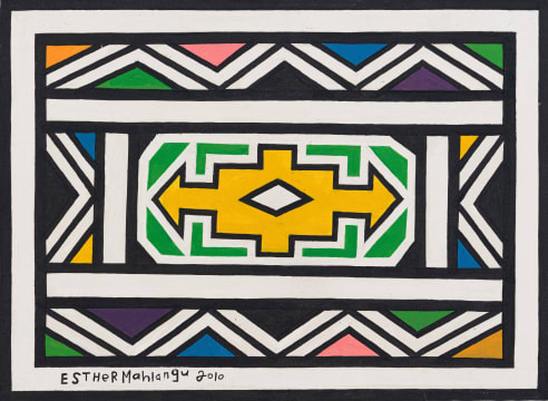 Esther Mahlangu; Ndebele Patterns