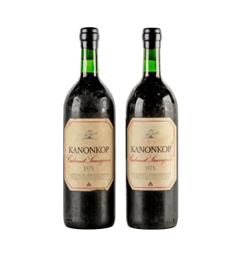 Kanonkop; Cabernet Sauvignon; 1975; 2 (1 x 2); 750ml
