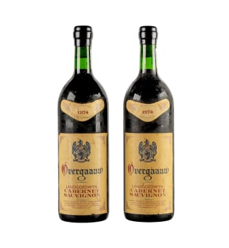 Overgaauw; Cabernet Sauvignon; 1974; 2 (1 x 2); 750ml