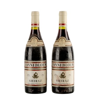 Zonnebloem; Shiraz; 1974; 2 (1 x 2); 750ml