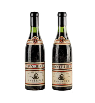 Zonnebloem; Cabernet; 1961; 2 (1 x 2); 375ml