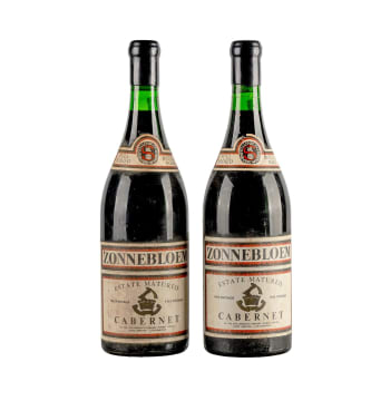 Zonnebloem; Cabernet; 1963; 2 (1 x 2); 750ml