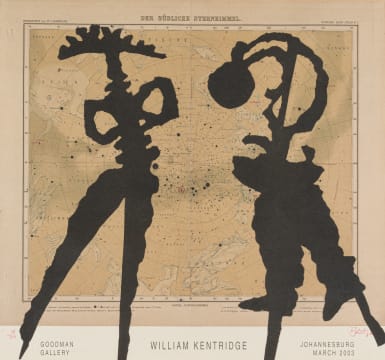 William Kentridge; William Kentridge: Goodman Gallery, Johannesburg, March 2003, Poster