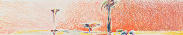 Andrew Verster; Still Life with Wine Glass, Bowl and Vase