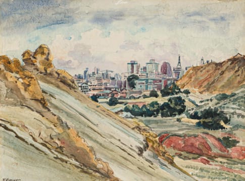 Fred F Bauer; Johannesburg Landscape