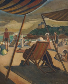 Murray Hoffman; Beach Scene
