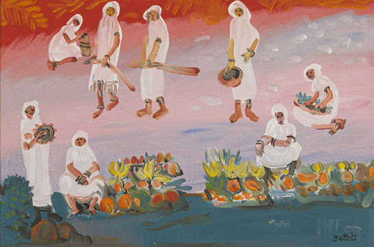 Walter Battiss; Fruit Sellers, Comoros