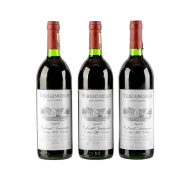 Vergenoegd; Superior Cabernet Sauvignon; 1983; 3 (1 x 3); 750ml