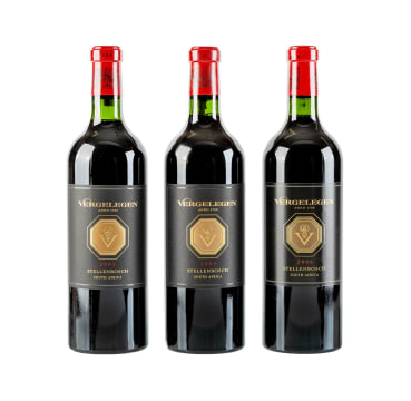 Vergelegen; V; 2003, 2005, 2006; 3 (1 x 3); 750ml